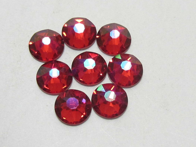 1 Gross 5ss SCARLET GLACIER BLUE BRILLIANCE FLATBACK Rhinestones